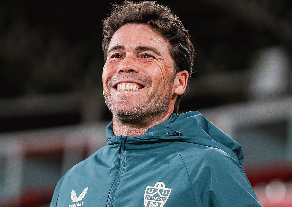 Rubi sonriendo durante un entrenamiento