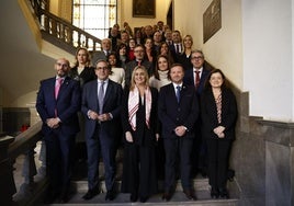 Firma del acuerdo en el Ayuntamiento de Granada.