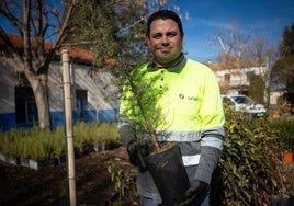 Óscar Gómez, profesional de UNEI Natura.