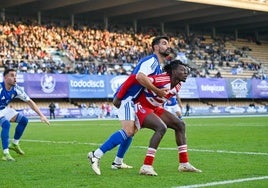 Oscar Naasei, en el partido.