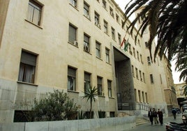 Exterior del Palacio de Justicia de Almería, sede de la Audiencia Provincial.