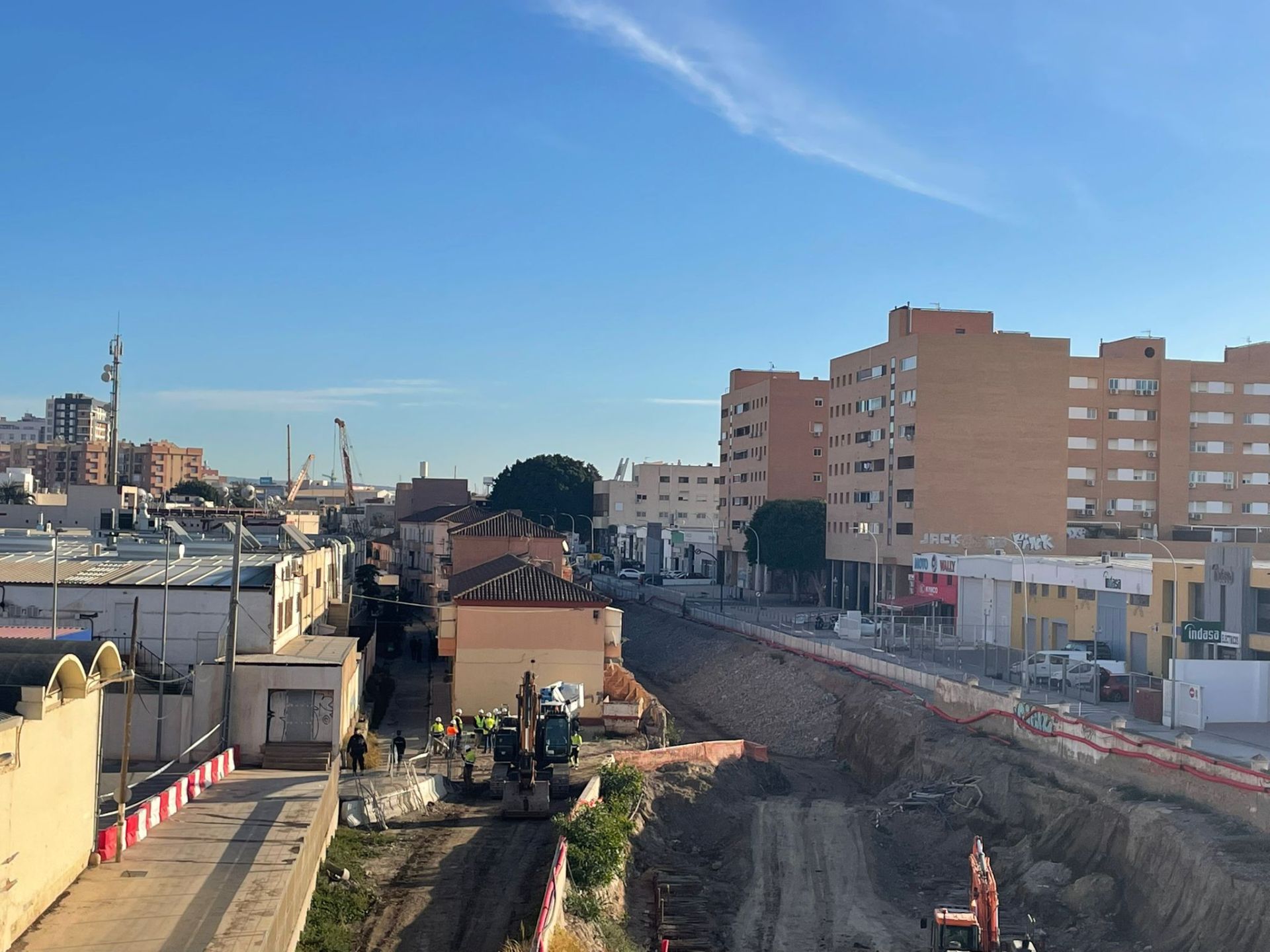 El desalojo de la calle Ferrobús, en imágenes