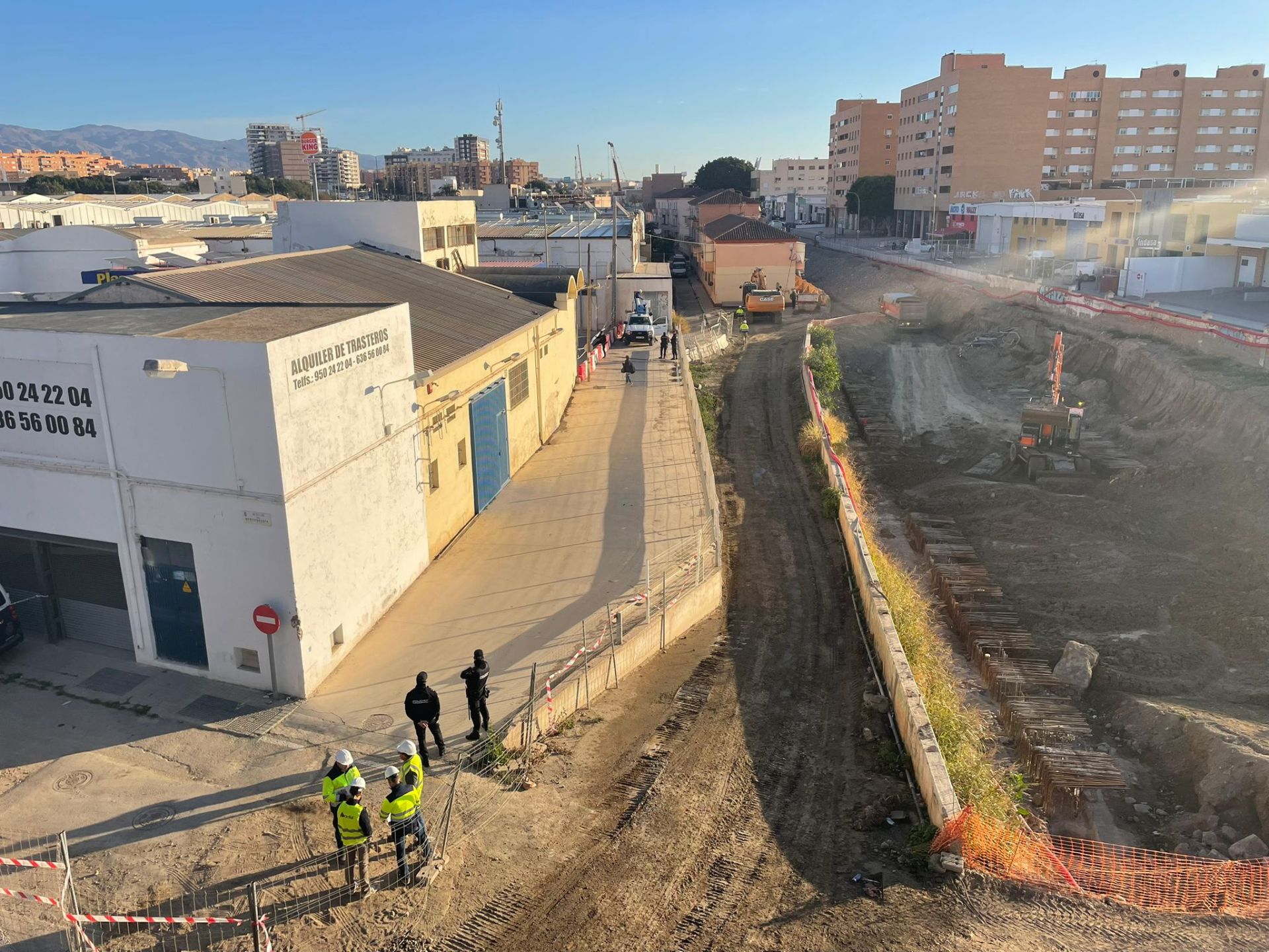 El desalojo de la calle Ferrobús, en imágenes