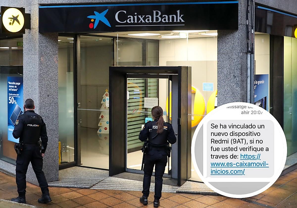 Así es el peligroso mensaje que estafa a clientes de Caixabank