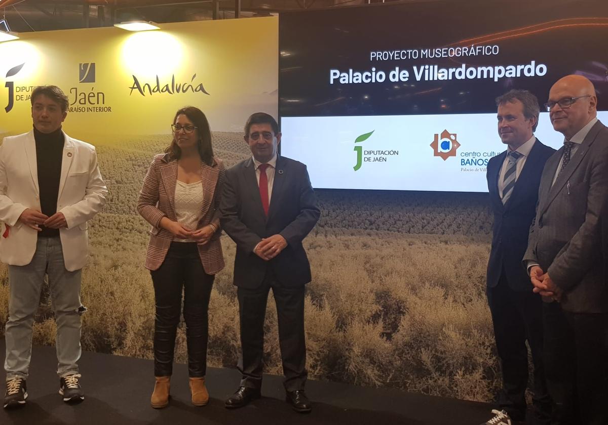 Francisco Reyes, África Colomo, Julio Millán y Manuel Fernández en la presentación del proyecto