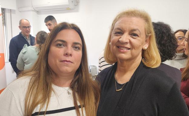 Vanesa García e Isabel Cortés.