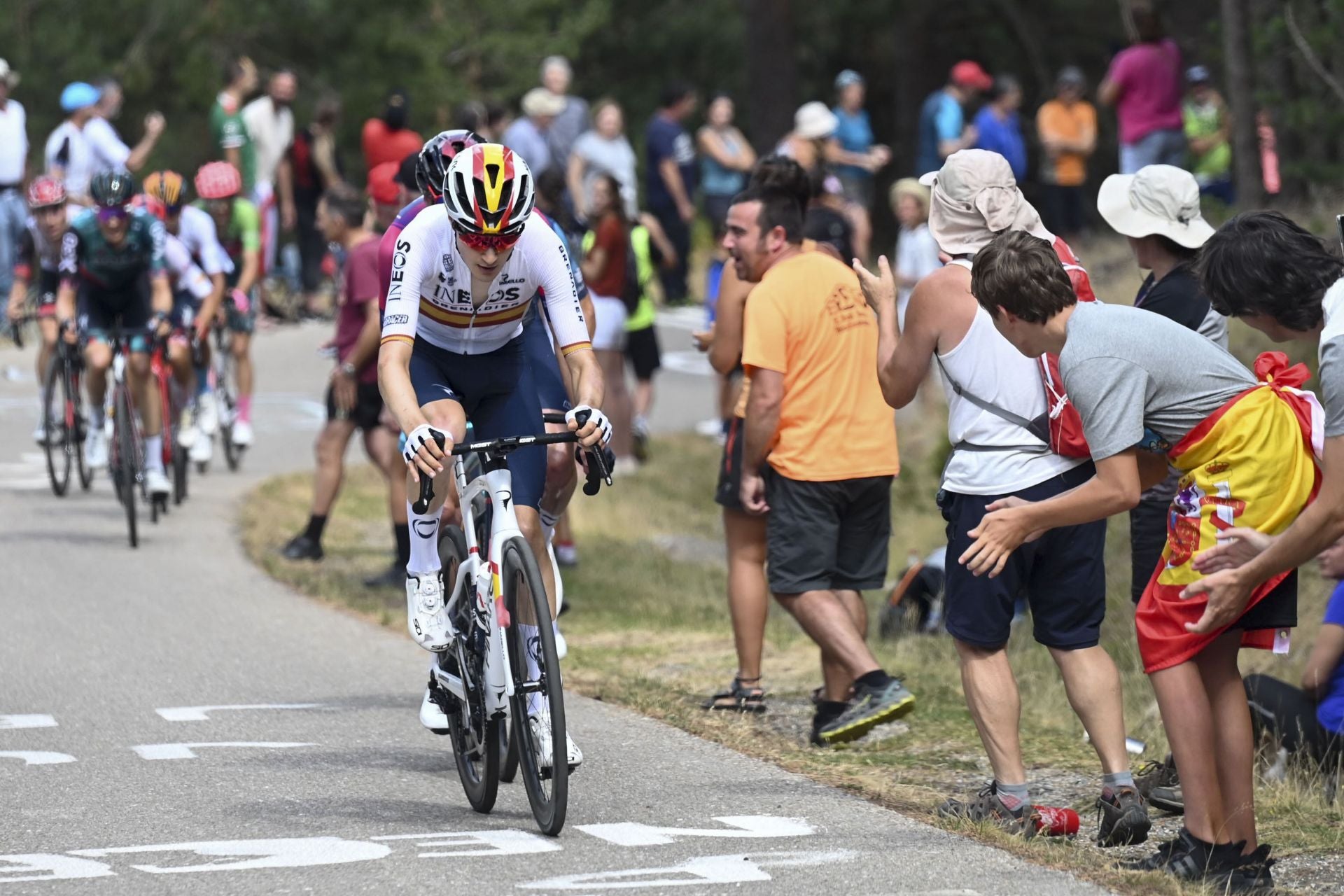 Carlos Rodríguez, en una edición anterior de la Vuelta a Burgos.