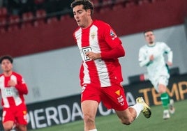 Lorenzo Sánchez debutando en Segunda