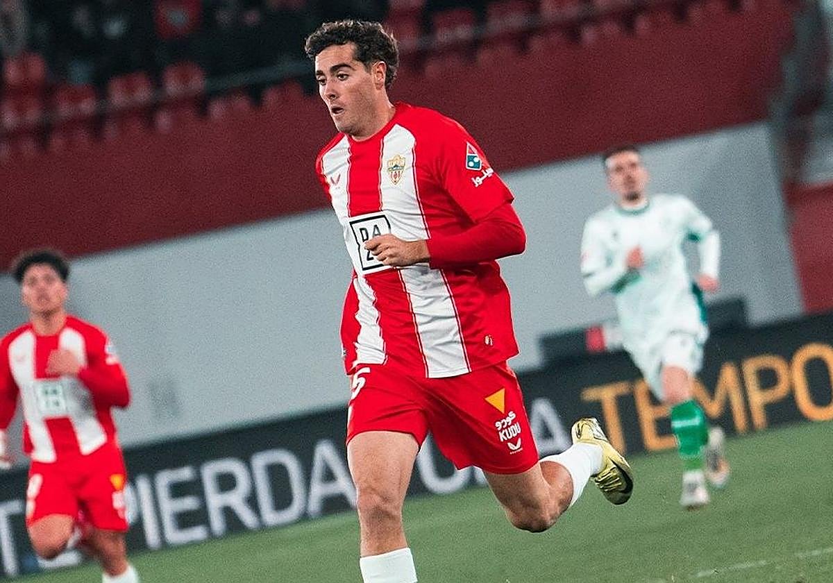 Lorenzo Sánchez debutando en Segunda