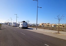 Avenida Cánovas del Castillo, en Almería capital.