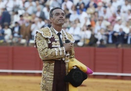 El diestro Manuel Jesús 'El Cid' durante una corrida en Sevilla.