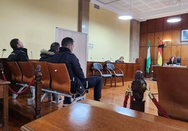 El acusado en el juicio en la Audiencia Provincial de Jaén.