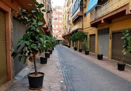 Calle Antonio Gala, donde ocurrieron los hechos.