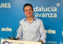 El portavoz del PP de Jaén, Agustín González, en una imagen de archivo