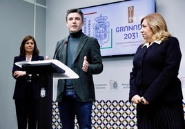 Jorge Saavedra en el Ayuntamiento de Granada.