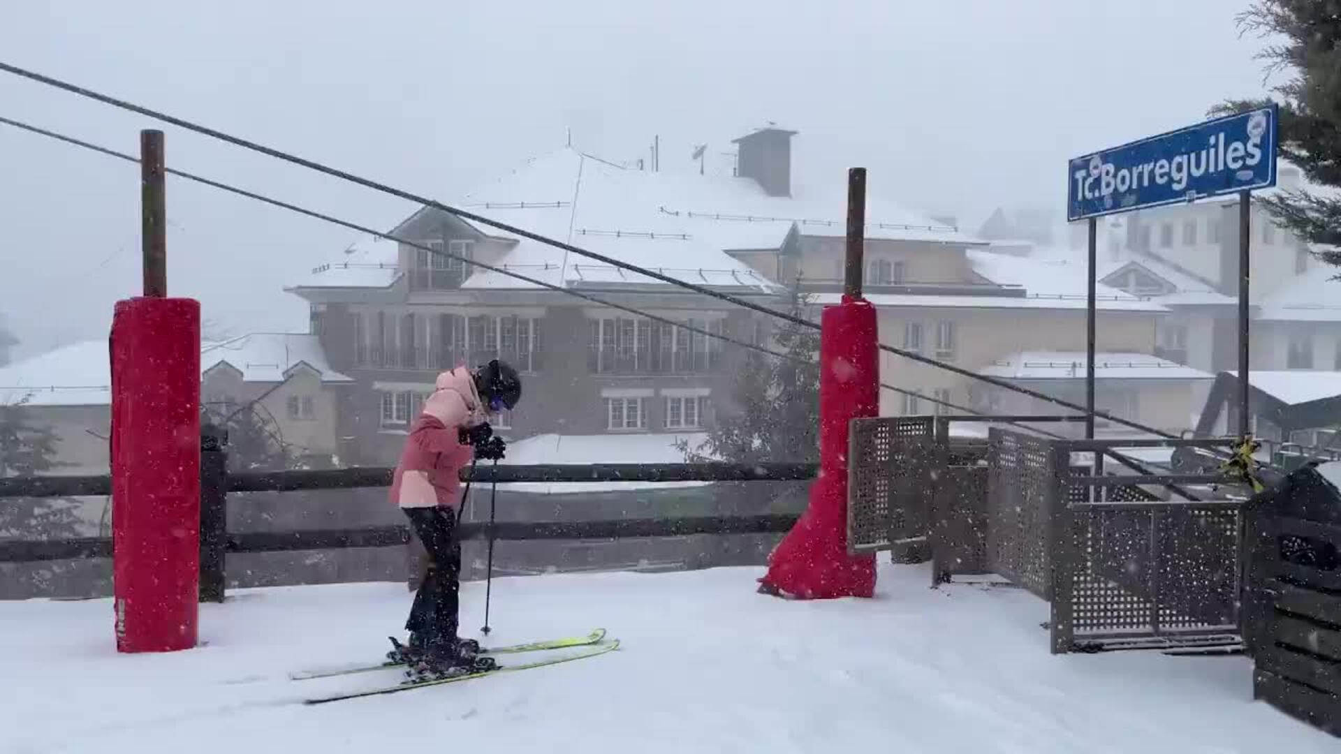 Nieva en Sierra Nevada