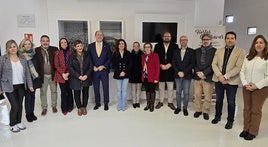 Reunión del equipo de dirección de la UJA con representantes del gobierno municipal de Alcaudete