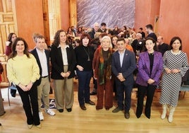 Acto en la capital jienense para conmemorar el aniversario de la ley.