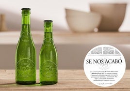 Botellines de Alhambra 1925. En detalle: un anuncio en el periódico IDEAL.