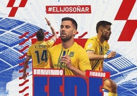 Cartel promocional del fichaje de Fede Vico.