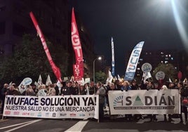 Los sindicatos reclamaron en diciembre en Granada una solución al conflicto.