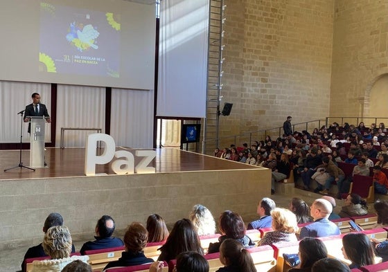 Intervención del delegado de Desarrollo Educativo en el acto.