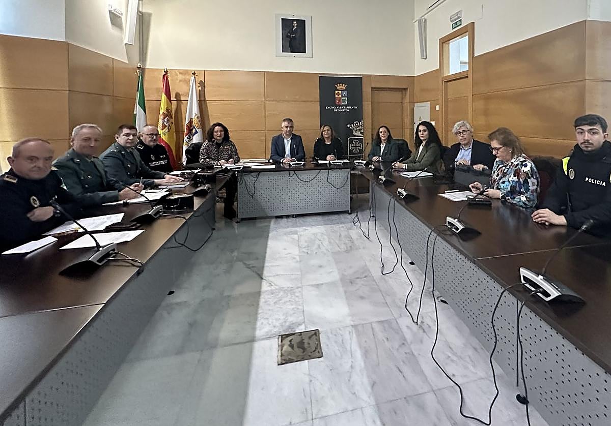 Reunión de la comisión de Viogen y la comisión local de seguimiento de casos de violencia de Género en Martos.