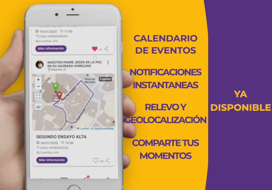 La app que te ubica los pasos de la Semana Santa de Granada y revoluciona costaleros y cuadrillas.