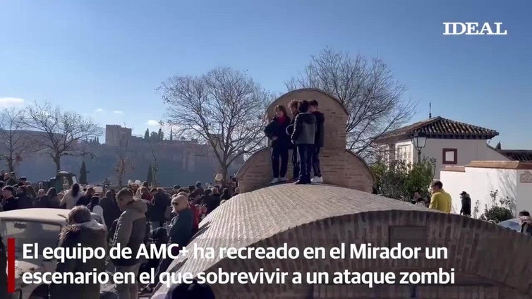 Expectación en el rodaje de 'The Walking Dead' en San Nicolás