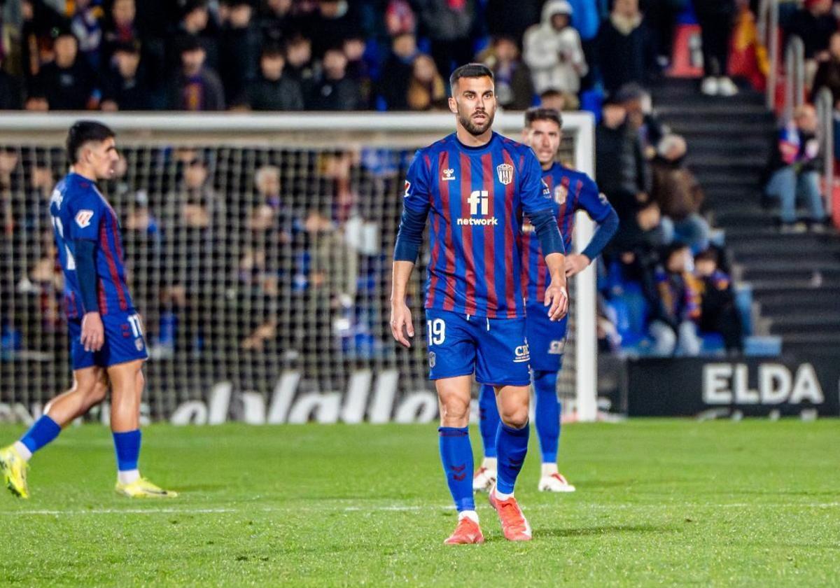 Fede Vico, en el partido contra el Granada.