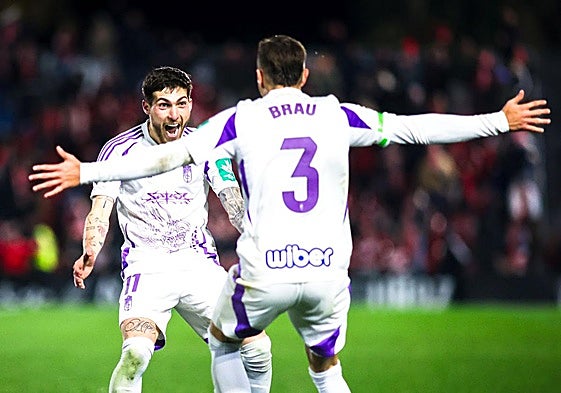 Tsitaishvili y Brau, dispuestos a abrazarse.