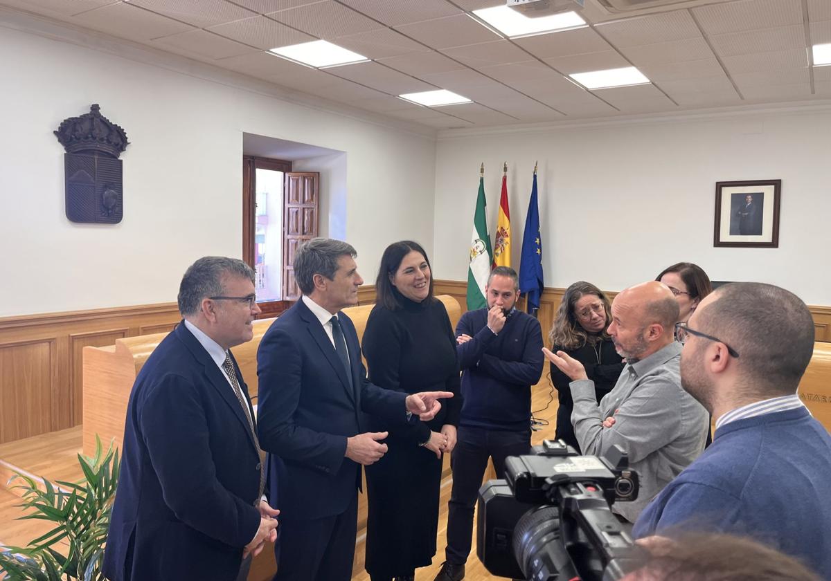 Pedro Fernández en el municipio de Atarfe.