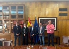 Reunión en Madrid con el secretario de Estado de Medio Ambiente, Hugo Morán.