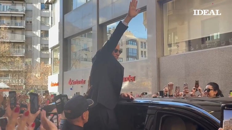 Richard Gere a su llegada al teatro