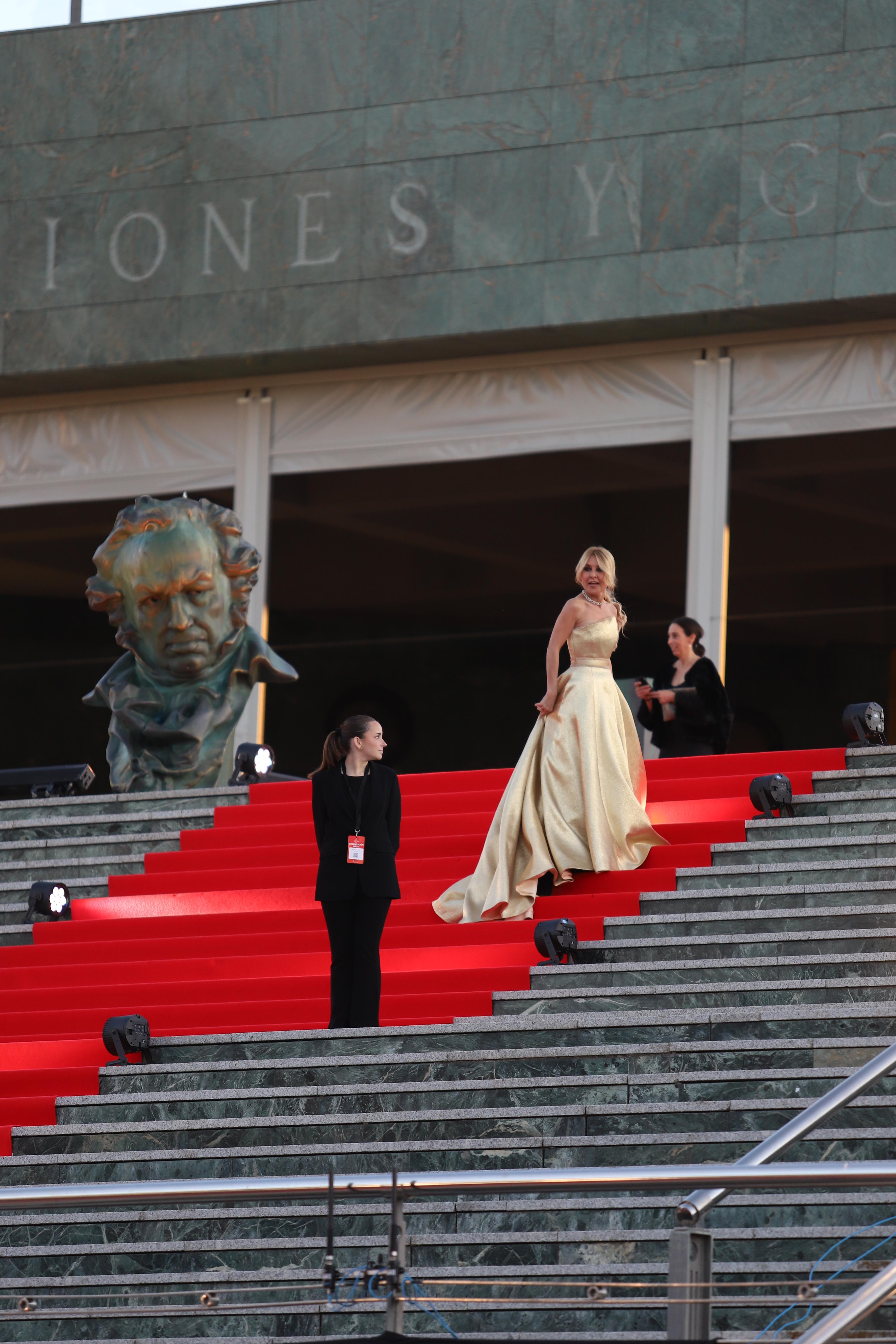 Las fotos dentro de la alfombra roja de los Goya de Granada