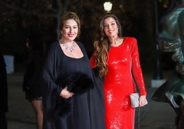 Estrella y Soleá Morente en la alfombra roja de los Goya.