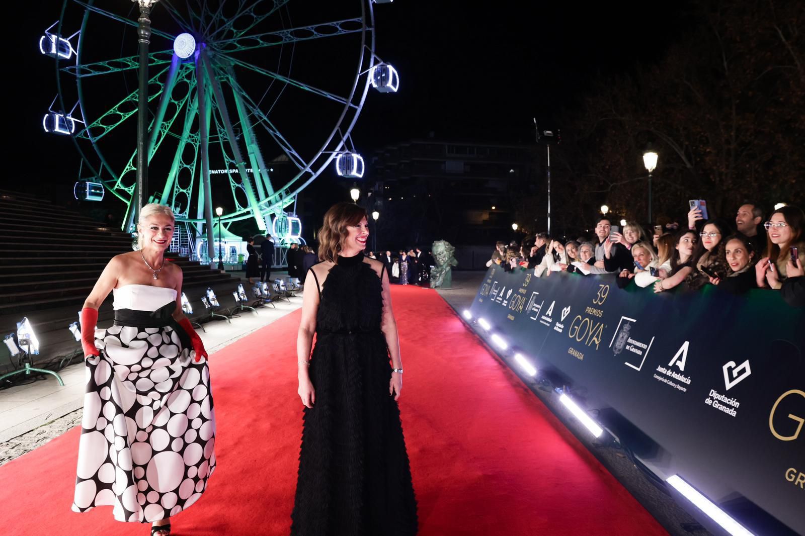 Las fotos dentro de la alfombra roja de los Goya de Granada