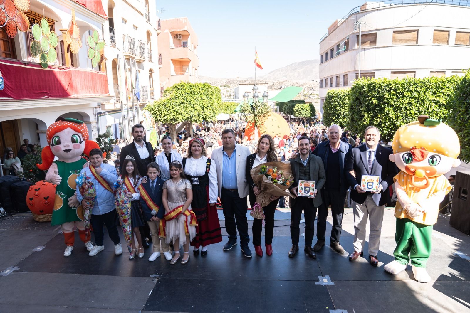 Protagonistas del XIII Día de la Naranja de Gádor.