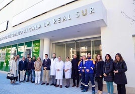 Visita de la delegada de Salud y Consumo, Elena González, al nuevo centro de salud.