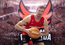 El rojinegro Rubén Guerrero.