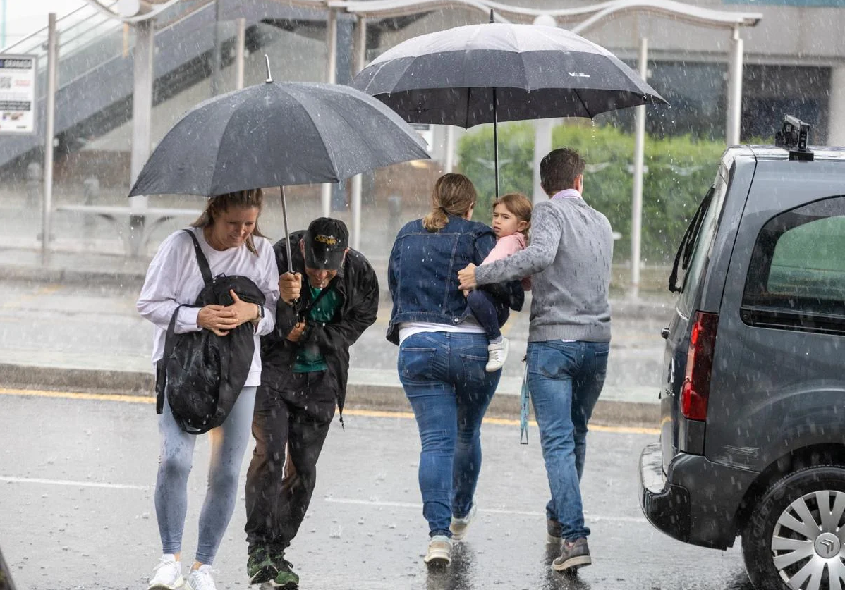 Lluvia en Andalucía.