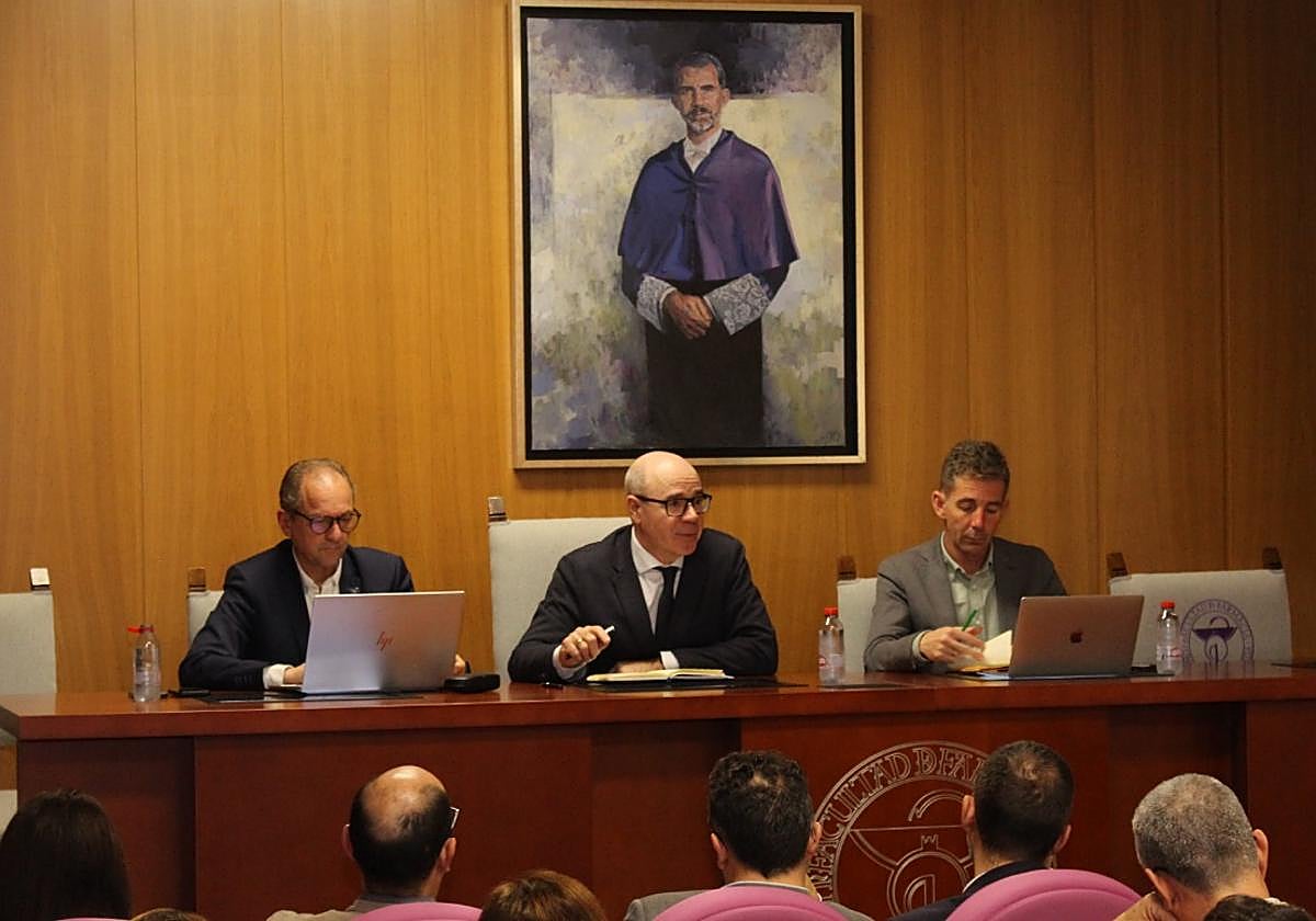 Mercado, este miércoles en la Facultad de Farmacia.