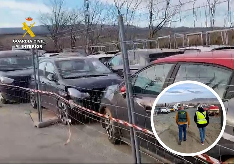 Tres investigados por vender en un desguace de Granada más de 100 coches dañados en la DANA de Valencia