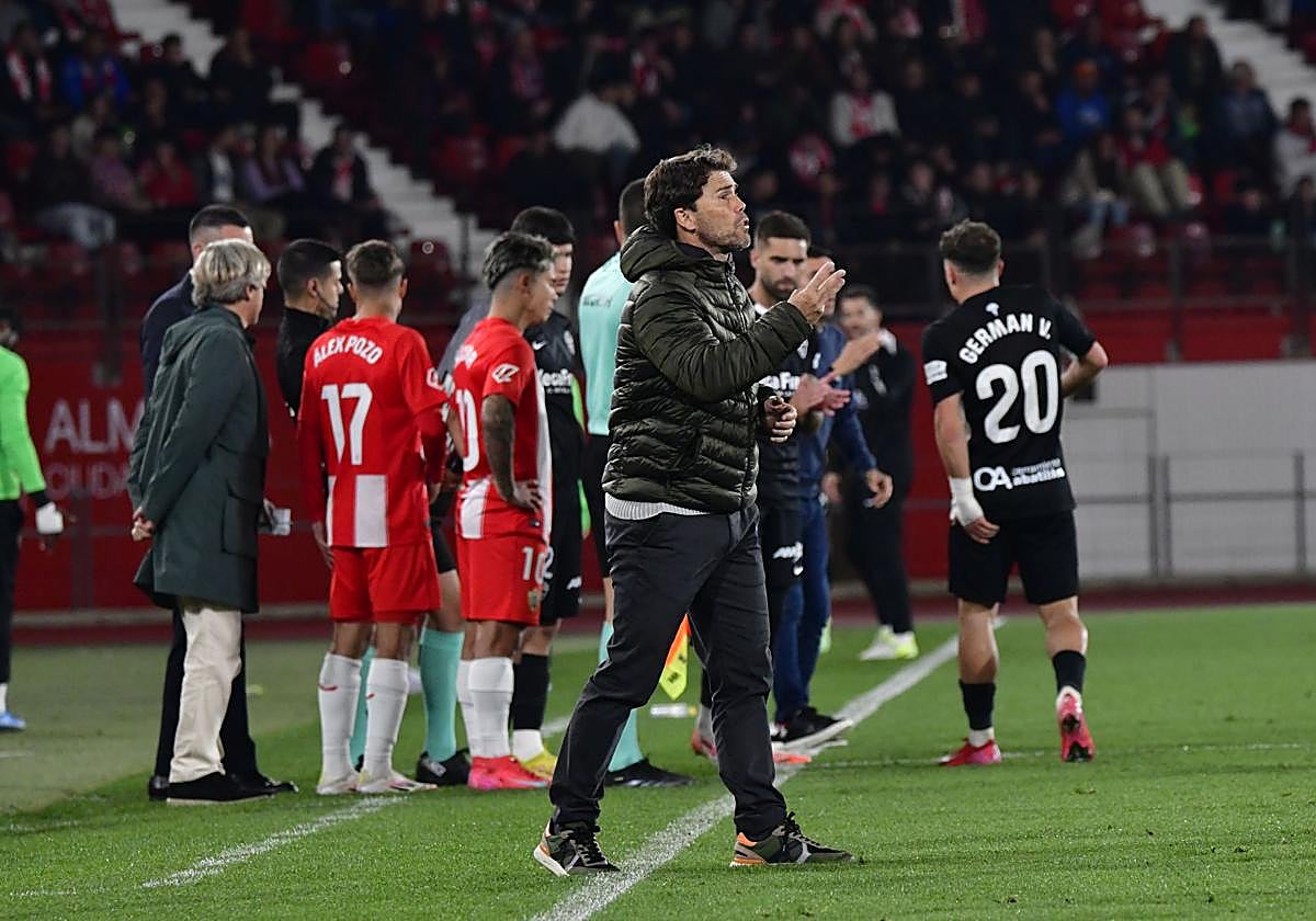 Rubi considera positivo el punto conquistado por la UD Almería ante el Elche.
