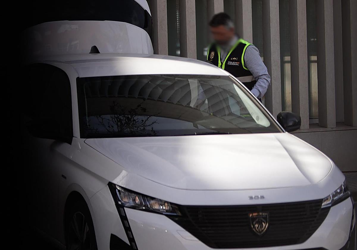 Registro de la UDEF en la Huerta del Rasillo este martes por la mañana.