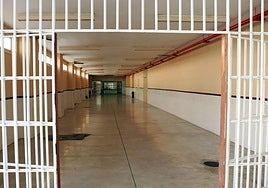 Imagen de archivo del interior de la cárcel de Almería.