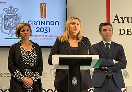 Marifrán Carazo en rueda de prensa este miércoles.