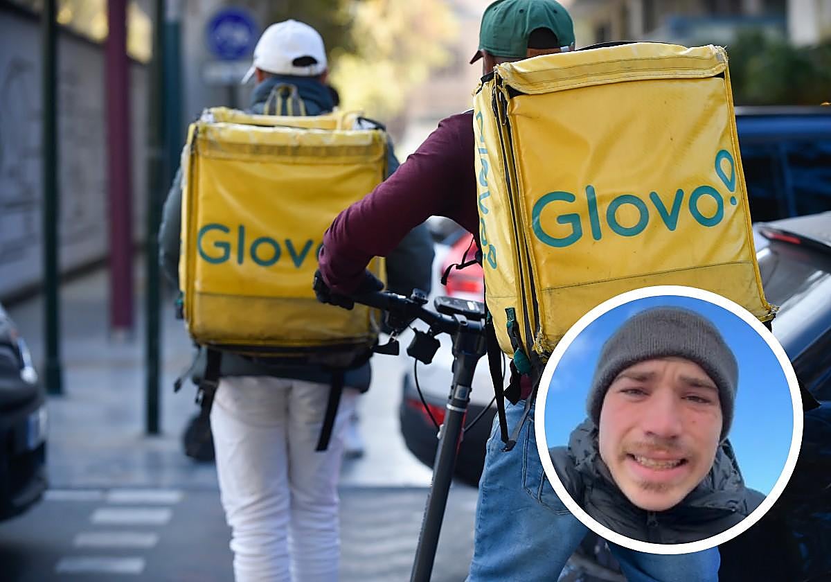 El aviso de un trabajador de Glovo a los usuarios.