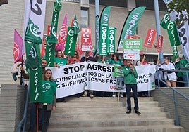 Sanitarios del SAS protestan en Almería, hartos de las agresiones: «No somos los culpables de las deficiencias del sistema»