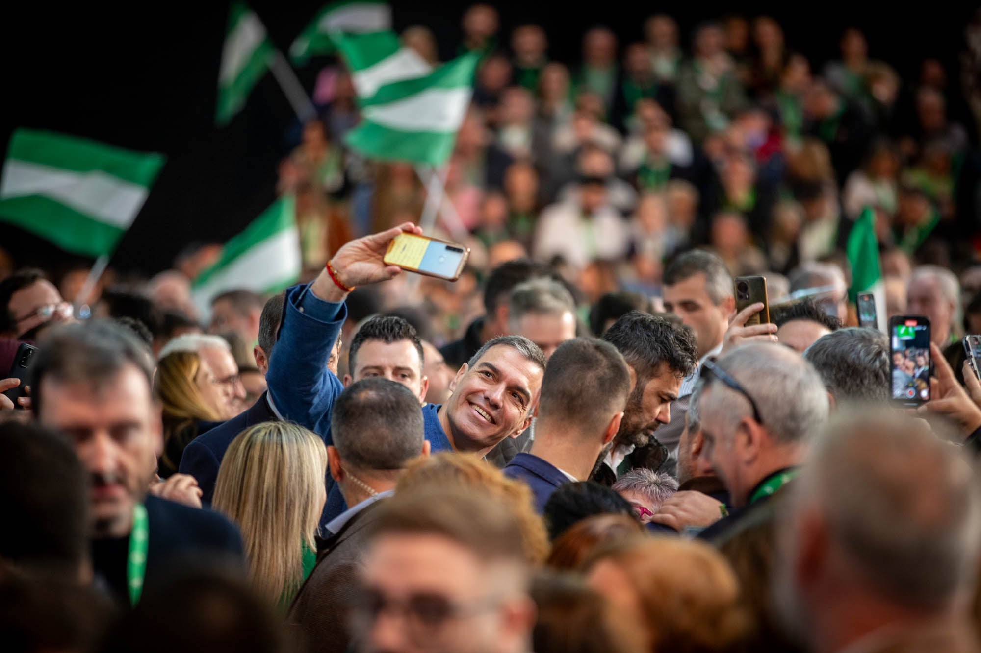 Las fotografías del cierre del congreso del PSOE-A en Armilla con Pedro Sánchez